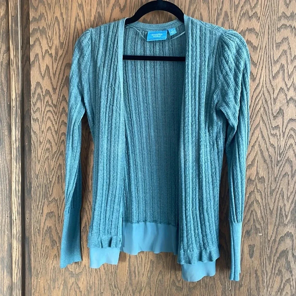 Simply Vera Teal Cardigan XS